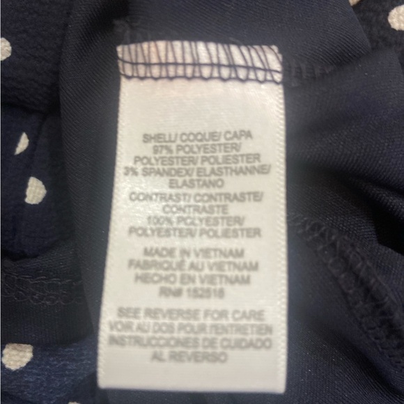 NWT Downing Studio full polka dot lined flowy skirt side tie elastic waist 3x - Picture 9 of 9